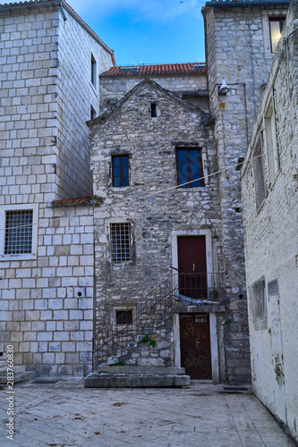 Streets of Split city. Croatia