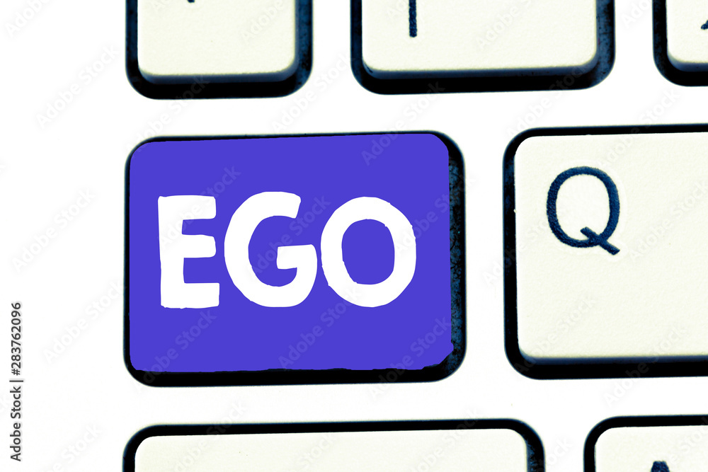 Handwriting text Ego. Concept meaning Sense of selfesteem selfworth of a person Conscious thinking matter. Handwriting text Ego. Concept meaning Sense of selfesteem selfworth of a person Conscious thinking matter.