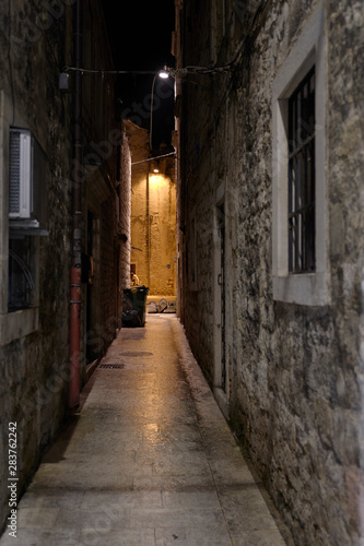 Streets of Split city. Croatia