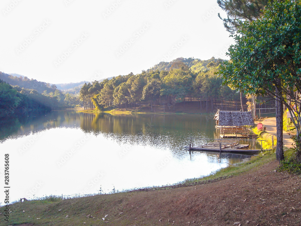 Fototapeta premium Pang Oung, The Pang Tong Royal Project. Mae Hong Son, Thailand