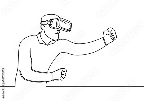 Continuous one line drawing...