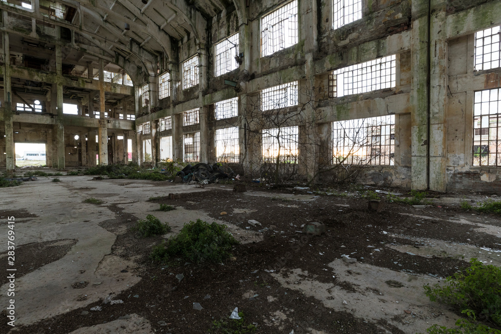 Urban exploration in an abandoned sugar mill Urban exploration in an abandoned sugar mill
