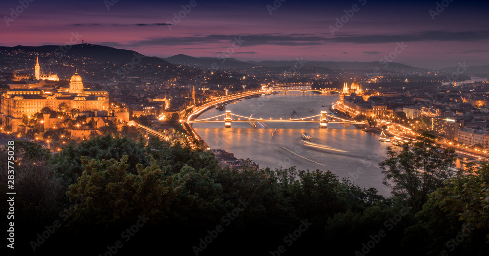 panoramic view of Budapest