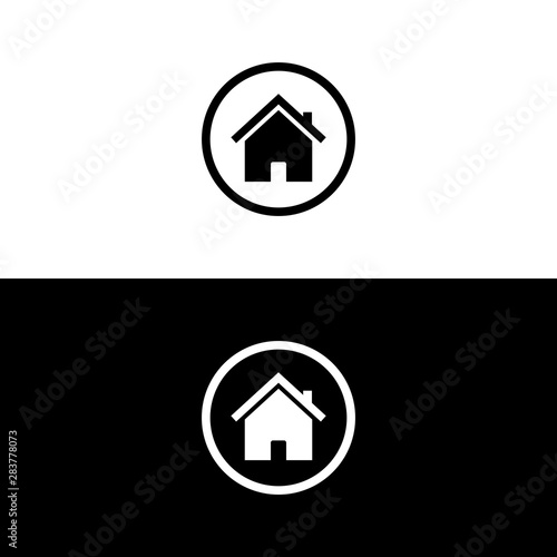 Home icon symbol, home icon vector.
