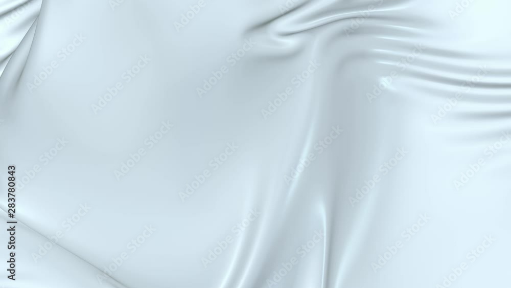 White silky fabric forms beautiful folds in the air in slow motion. 4k 3D animation of wavy surface forms ripples like in fluid surface and the folds like in tissue. Animated texture V13 White silky fabric forms beautiful folds in the air in slow motion. 4k 3D animation of wavy surface forms ripples like in fluid surface and the folds like in tissue. Animated texture V13