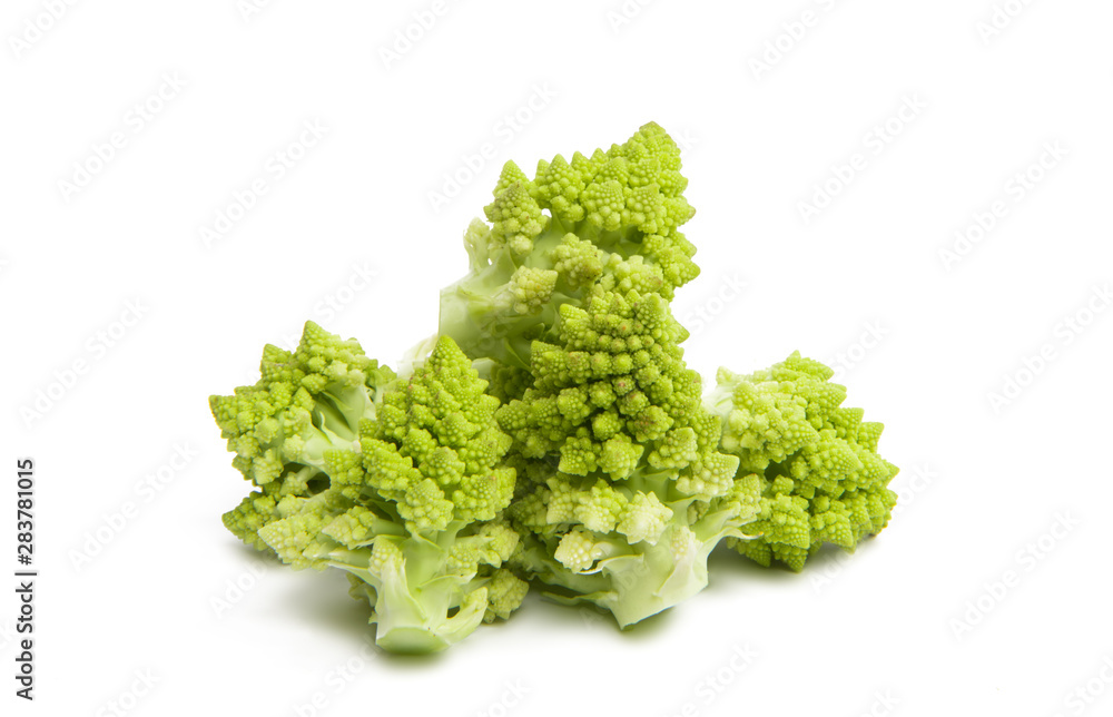 Romanesco cabbage isolated Romanesco cabbage isolated