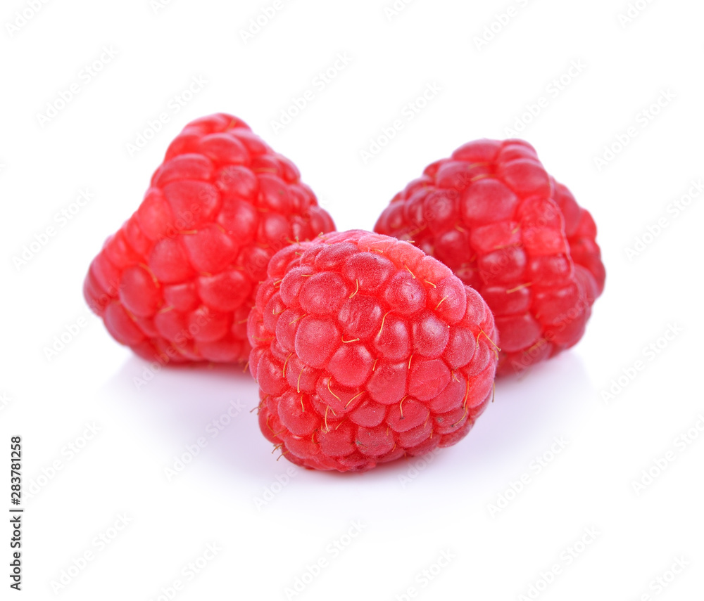 raspberry isolated on white background