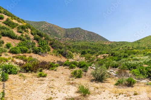Hills and mountains in the San Bernardino National Forest in Southern California