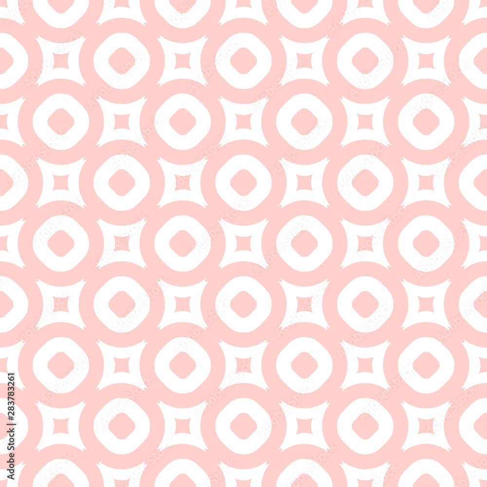 Seamless pattern in light pink and white colors. Abstract geometric background Seamless pattern in light pink and white colors. Abstract geometric background
