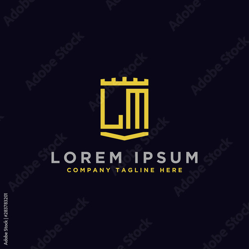 Inspiring company logo designs from the initial letters LM logo icon. -Vectors