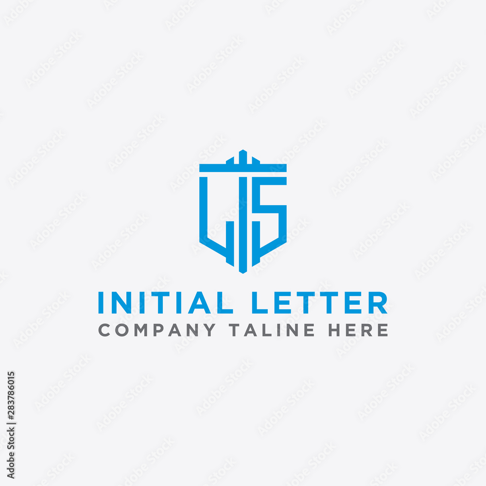 Obraz premium Inspiring logo design for companies from the initial letters LS logo icon. -Vectors