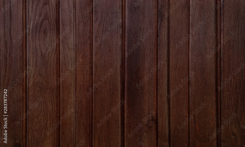 brown wood texture, dark wooden abstract background - obrazy, fototapety, plakaty 