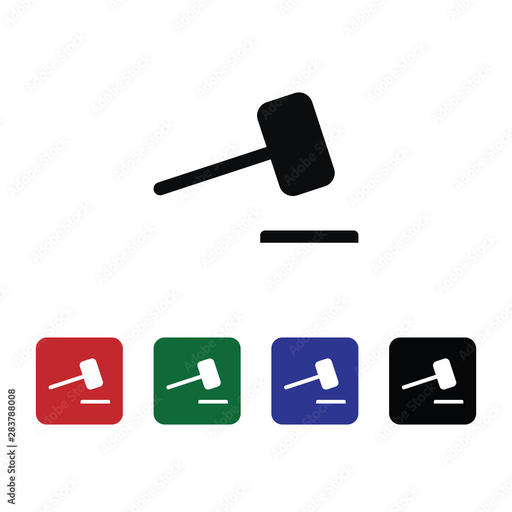 Court, gavel, judge, icon, flat. Element of security for mobile concept and web apps illustration. Thin flat icon for website design and development, app. Vector icon Court, gavel, judge, icon, flat. Element of security for mobile concept and web apps illustration. Thin flat icon for website design and development, app. Vector icon