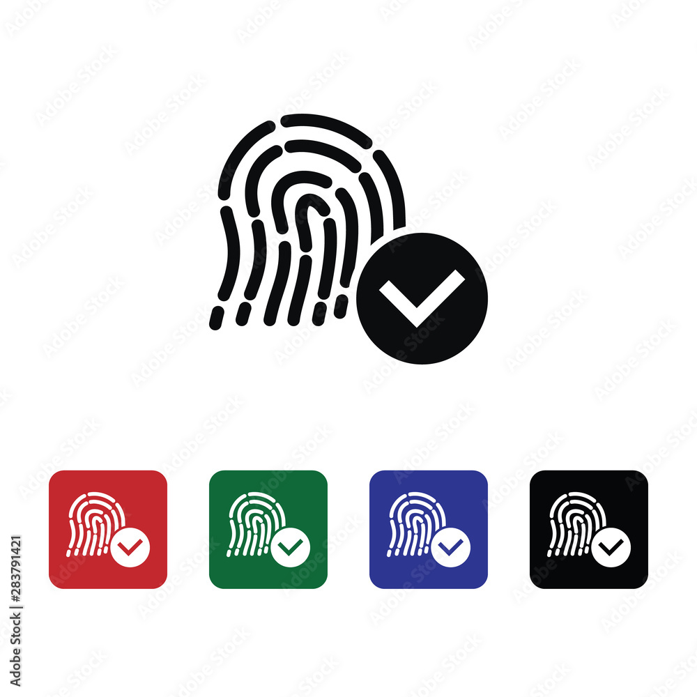 Biometric, fingerprint, passed, touch id, icon. Element of security for mobile concept and web apps illustration. Thin flat icon for website design and development, app. Biometric, fingerprint, passed, touch id, icon. Element of security for mobile concept and web apps illustration. Thin flat icon for website design and development, app.