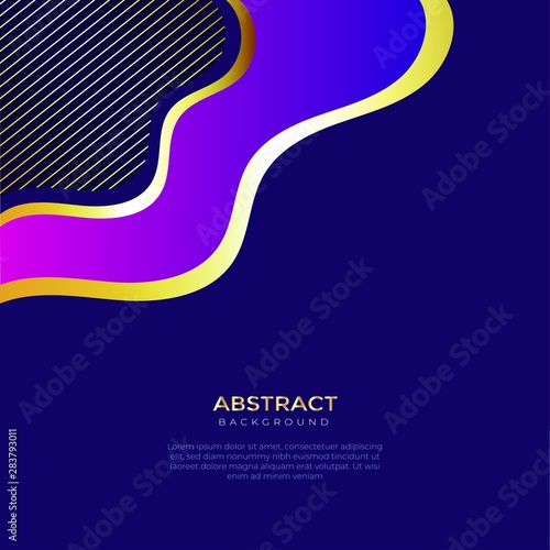 variant style astract with golden line color  background templates vector