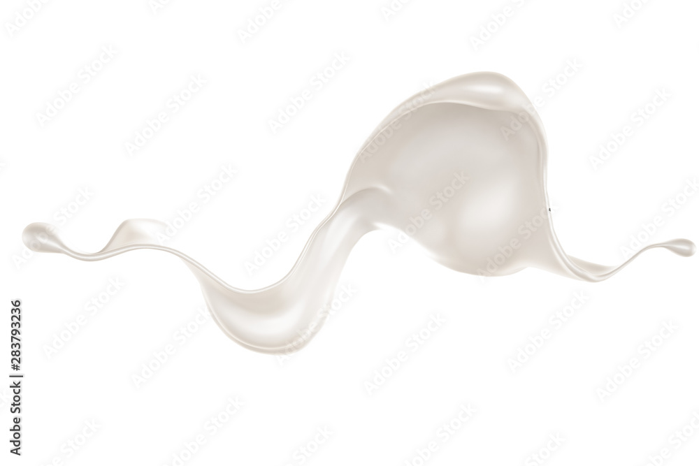 Splash of fluid. 3d illustration, 3d rendering. Splash of fluid. 3d illustration, 3d rendering.