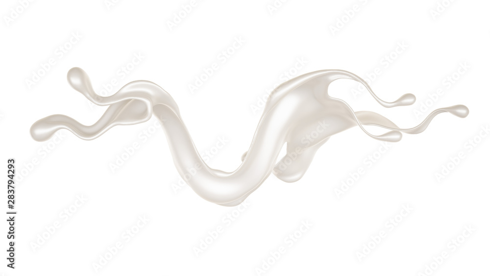 Splash of fluid. 3d illustration, 3d rendering. Splash of fluid. 3d illustration, 3d rendering.