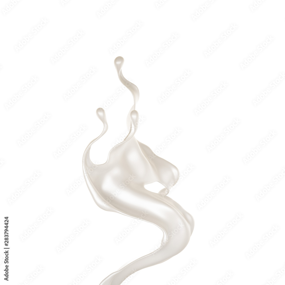 Splash of fluid. 3d illustration, 3d rendering. Splash of fluid. 3d illustration, 3d rendering.