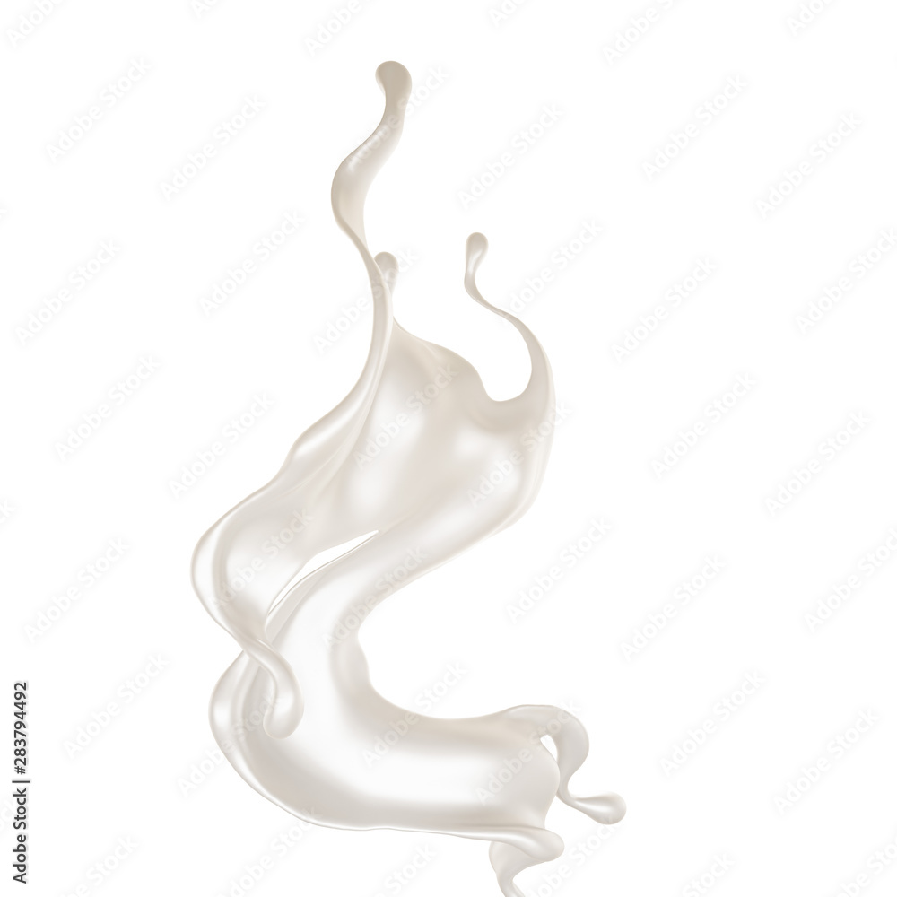 Splash of fluid. 3d illustration, 3d rendering. Splash of fluid. 3d illustration, 3d rendering.