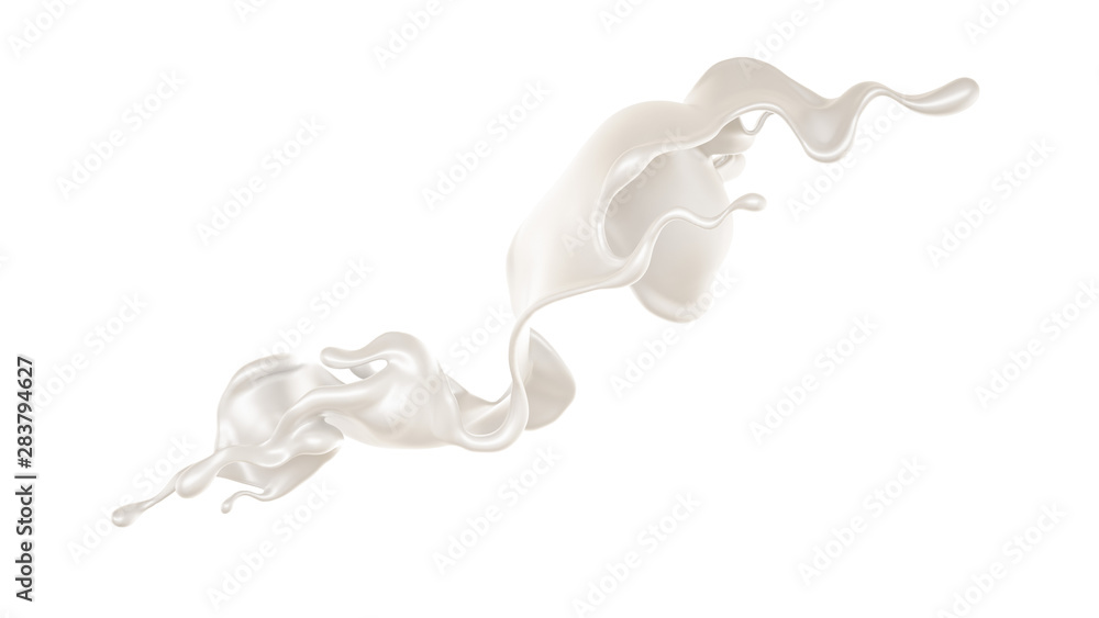 Splash of fluid. 3d illustration, 3d rendering. Splash of fluid. 3d illustration, 3d rendering.