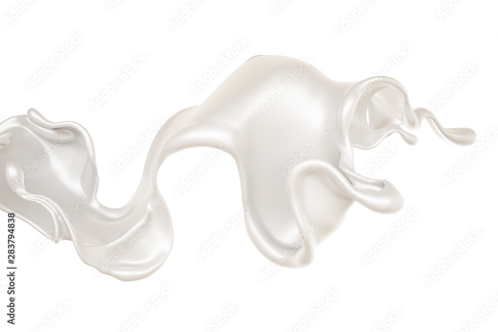Splash of fluid. 3d illustration, 3d rendering. Splash of fluid. 3d illustration, 3d rendering.