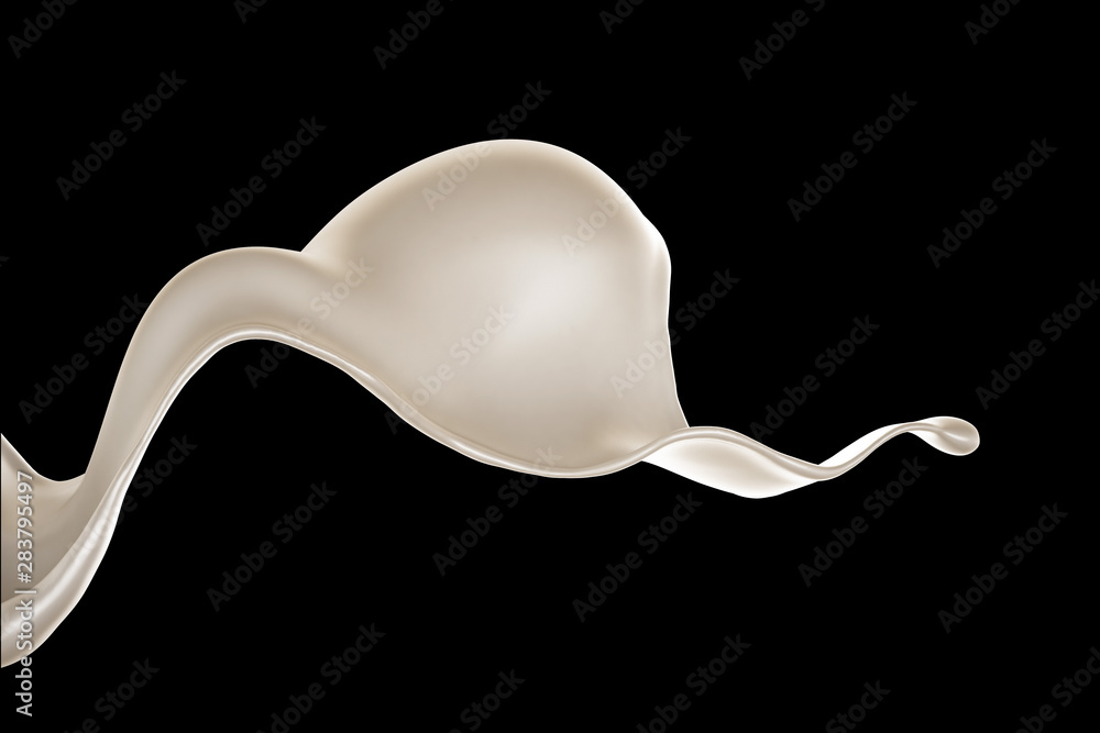 Splash of fluid. 3d illustration, 3d rendering. Splash of fluid. 3d illustration, 3d rendering.