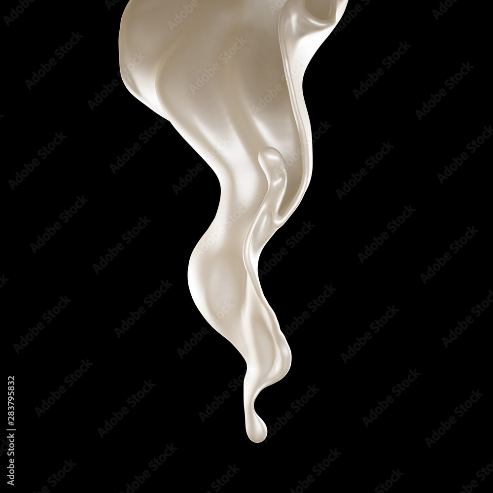 Splash of fluid. 3d illustration, 3d rendering. Splash of fluid. 3d illustration, 3d rendering.