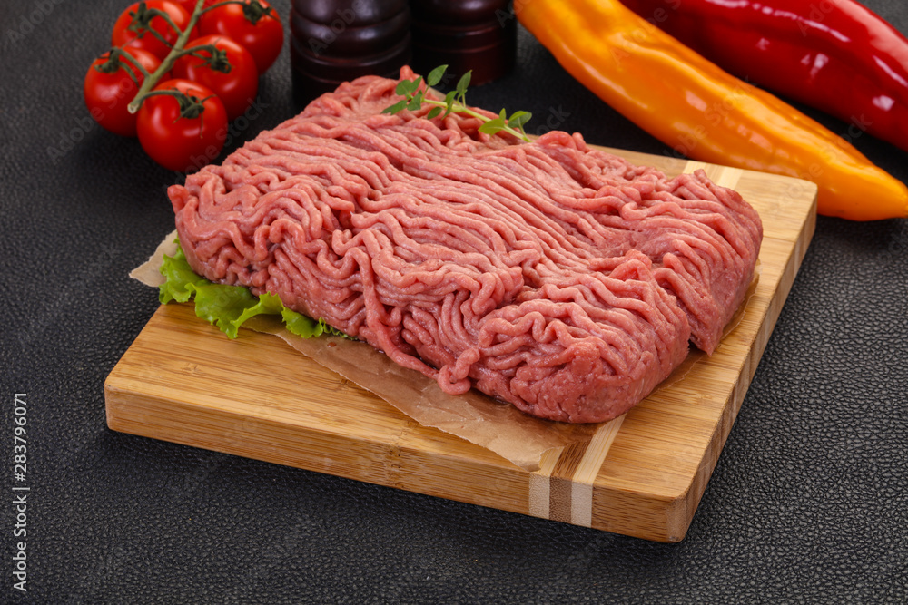 Raw turkey minced meat Raw turkey minced meat