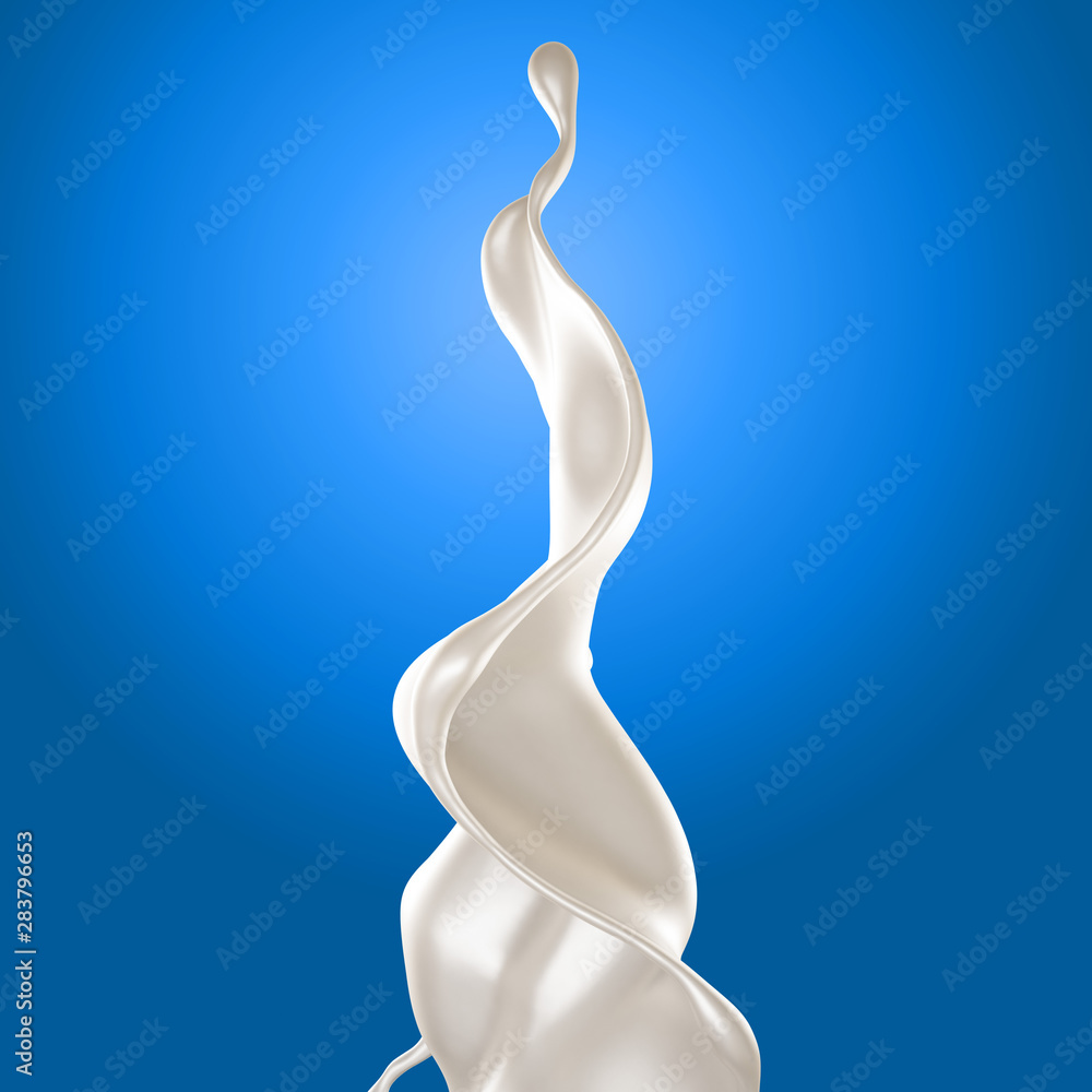 Splash of fluid. 3d illustration, 3d rendering. Splash of fluid. 3d illustration, 3d rendering.