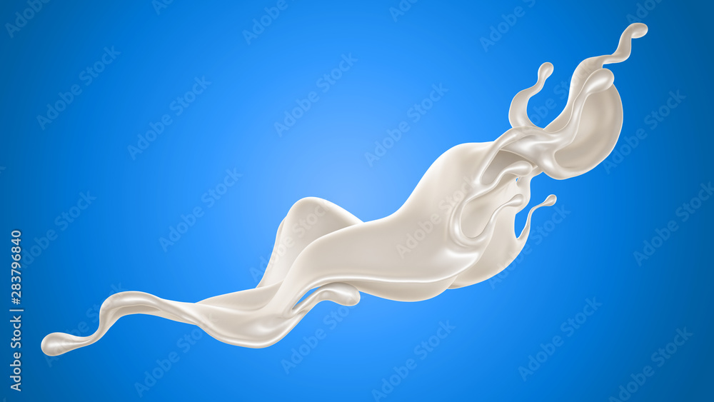 Splash of fluid. 3d illustration, 3d rendering. Splash of fluid. 3d illustration, 3d rendering.