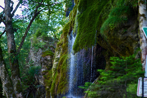 Beautiful moss overgrown Waterfalls - Die Schleierf  lle in Wildsteig Bad Bayersoien