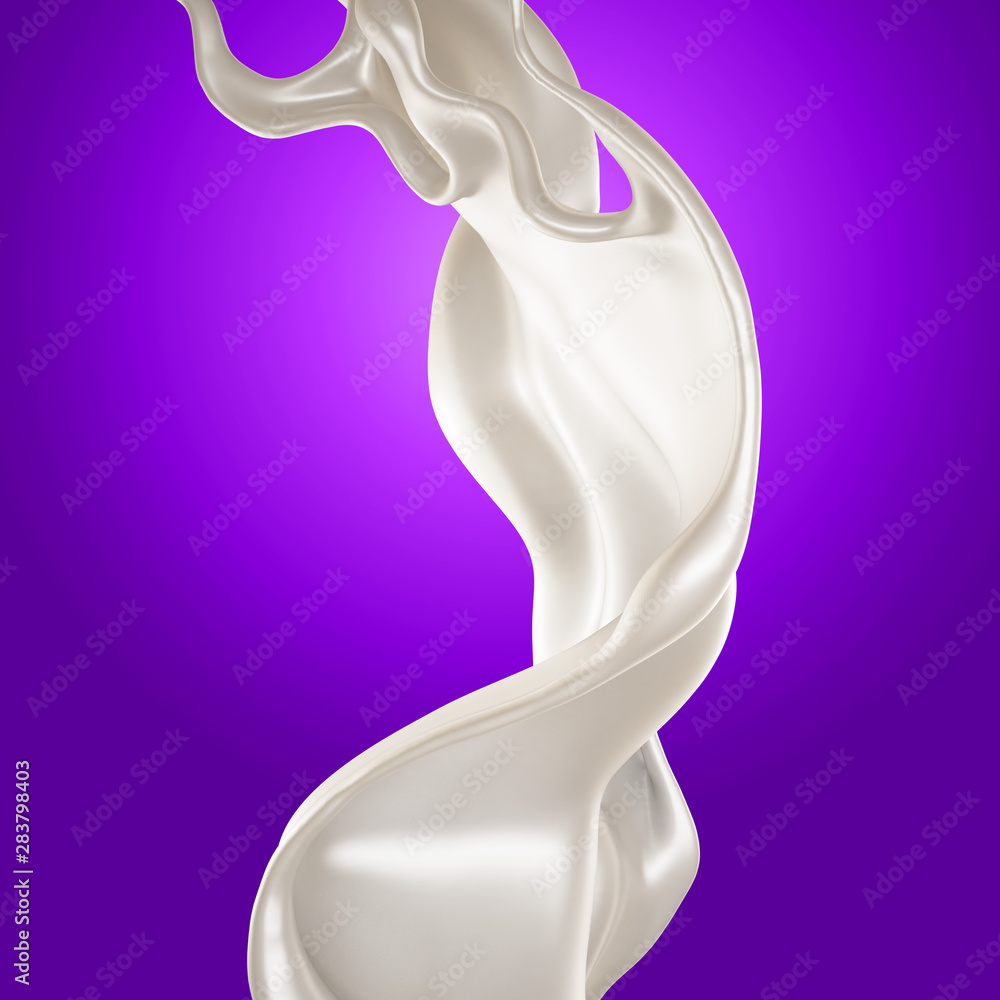 Splash of fluid. 3d illustration, 3d rendering. Splash of fluid. 3d illustration, 3d rendering.