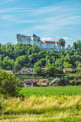 Famous Lupca castle, Slovakia, travel destination
