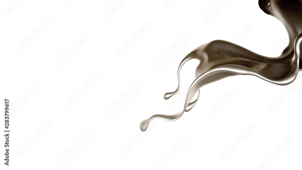 Splash of fluid. 3d illustration, 3d rendering. Splash of fluid. 3d illustration, 3d rendering.
