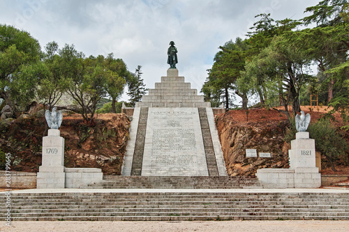 monument napoleon bonaparte ajaccio corsica france