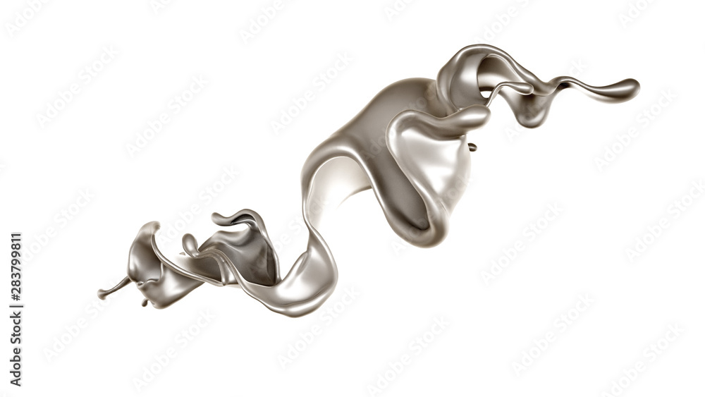 Splash of fluid. 3d illustration, 3d rendering. Splash of fluid. 3d illustration, 3d rendering.