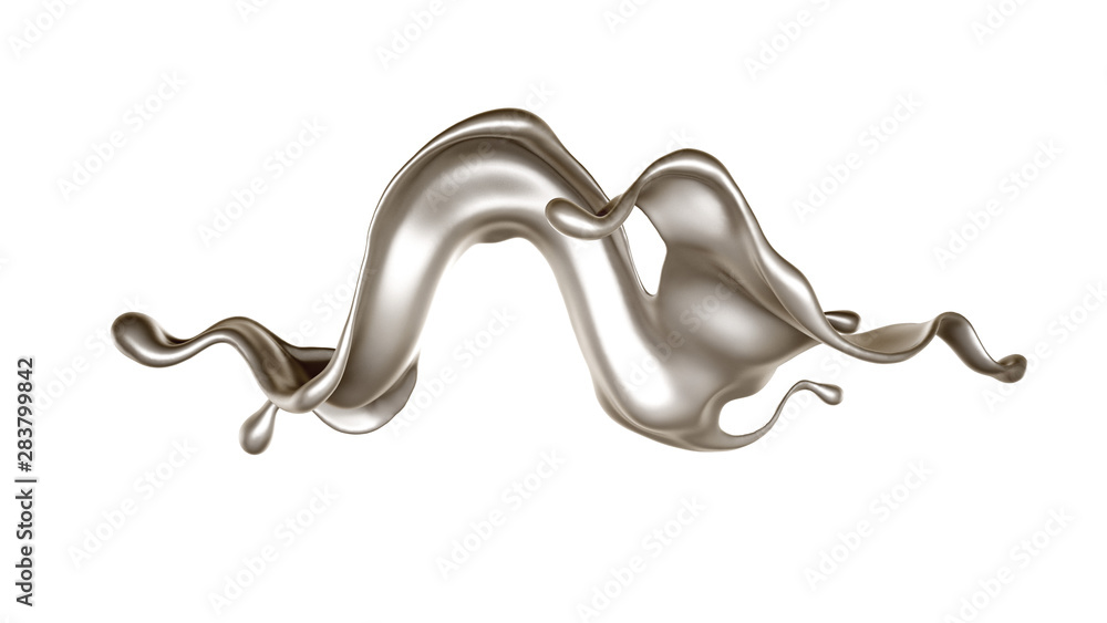 Splash of fluid. 3d illustration, 3d rendering. Splash of fluid. 3d illustration, 3d rendering.