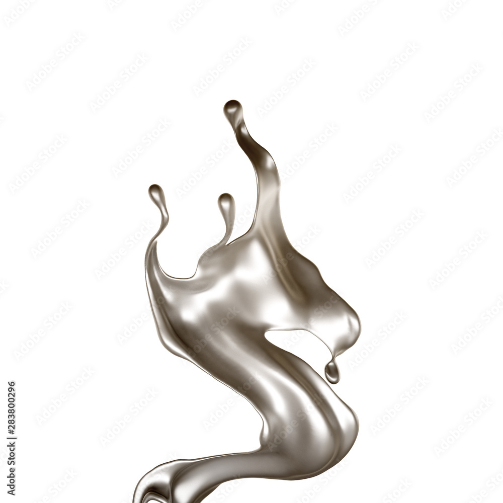 Splash of fluid. 3d illustration, 3d rendering. Splash of fluid. 3d illustration, 3d rendering.