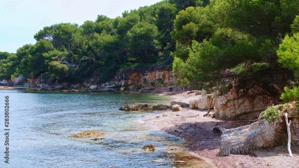 custom made wallpaper toronto digitalScenic shot of the coastline at Sainte Marguerite Island near Cannes, France