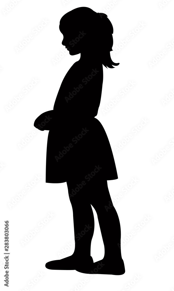a girl body silhouette vector a girl body silhouette vector