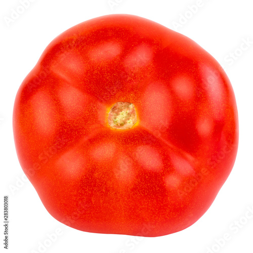 Tomato isolated on white background. With clipping path