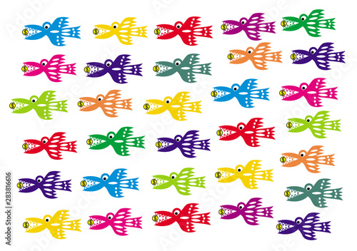 Cartoon hipster background. Birds carry dollars in their teeth. Vector graphics art.