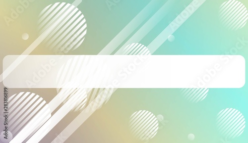 Blur Sweet Dreamy Gradient Color Background with Line, Circle. For Your Graphic Invitation Card, Poster, Brochure. Vector Illustration.