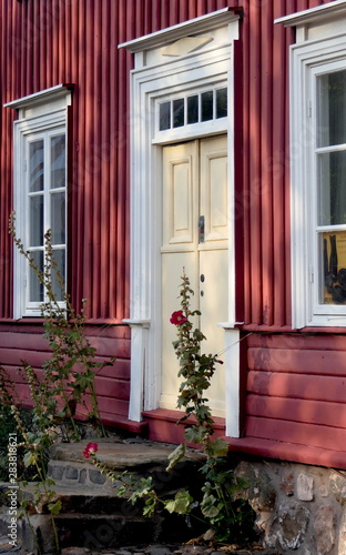 typischer Hauseingang Schweden