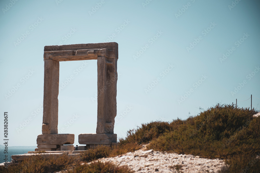 Ancient Greek ruin historic monument