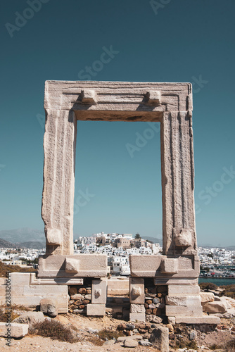 Ancient Greek ruin historic monument