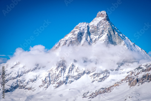 View of the Matterhorn. Swiss Alps  Switzerland.