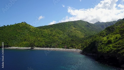 Wallpaper Mural Ocean, Mountains and Beach - Wide View - Bali Torontodigital.ca