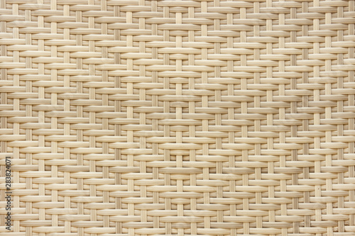 Wicker rattan pattern, hand made background. Background of basket structure close-up.