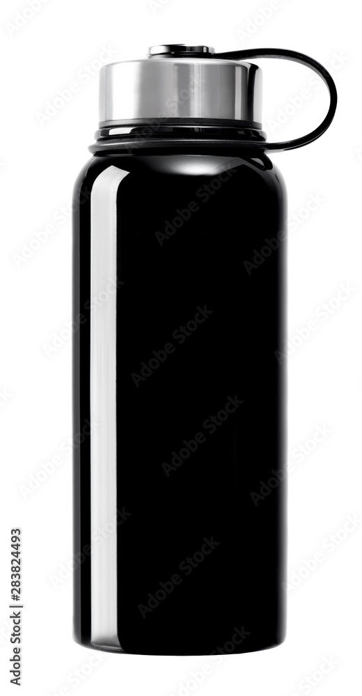 Black thermos bottle Black thermos bottle